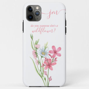 Do you Suppose Shes a Wildflower Pink Monogram Case-Mate iPhone Case