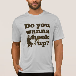 Do You Want to Hook Up? Funny Fishing T-Shirt