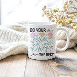 "Do Your Best Forget the Rest" Retro Floral Coffee Mug<br><div class="desc">The "Do Your Best Forget the Rest" Retro Floral Coffee Mug is a great gift idea for boho chic girls.</div>