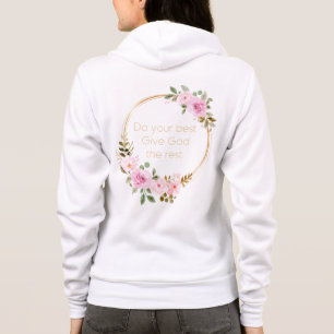 Do Your Best Give God The Rest – Christian Women Hoodie