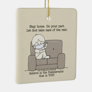 Do Your Part Ceramic Ornament