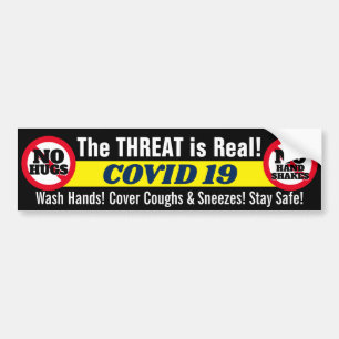 Do YOUR Part: COVID 19 ( Black ) Bumper Sticker