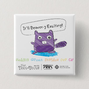 Do Your Part to Find a Cure! 15 Cm Square Badge