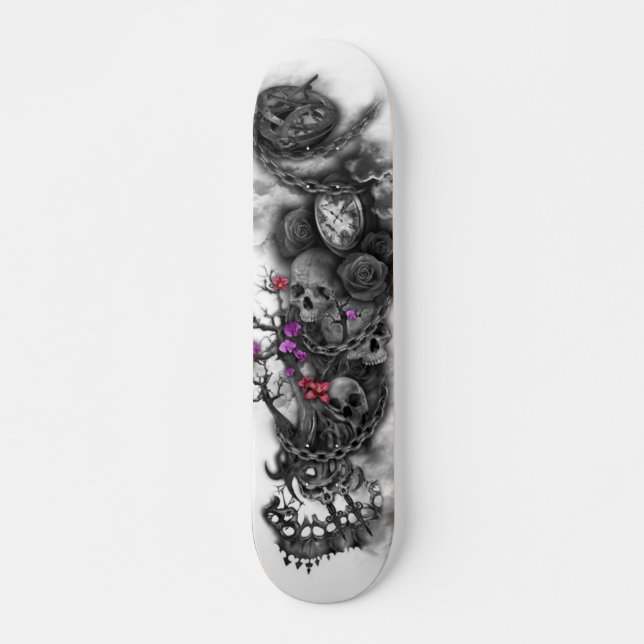 DOA MIA Skull Deck Skateboard (Front)