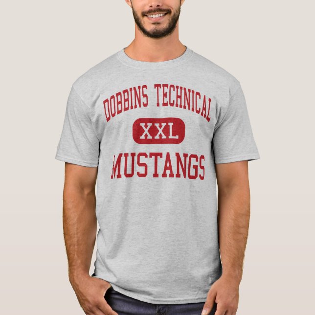 Dobbins Technical - Mustangs - High - Philadelphia T-Shirt (Front)