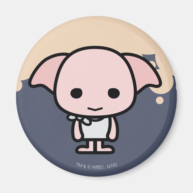 Dobby Cartoon Character Art Magnet (Front)