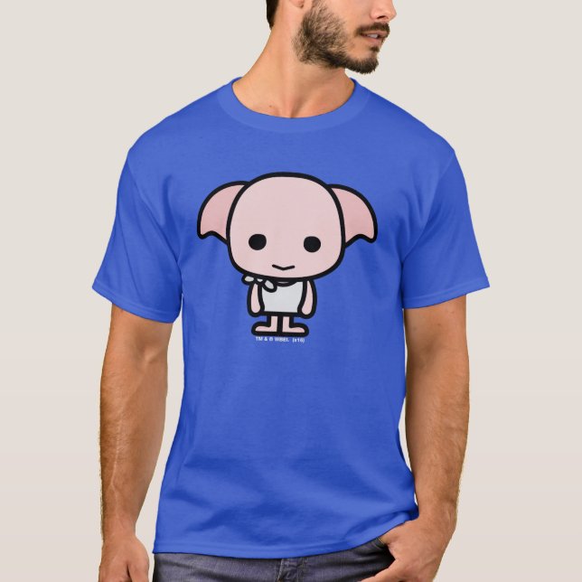 Dobby Cartoon Character Art T-Shirt (Front)