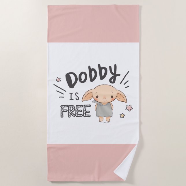 Dobby Is Free Beach Towel (Front)