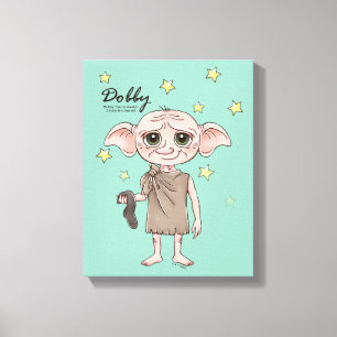 Dobby Watercolor Character Art Canvas Print