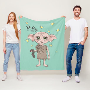 Dobby Watercolor Character Art Fleece Blanket