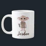 Dobby Watercolor Character Art Large Coffee Mug<br><div class="desc">Celebrate one of the wizarding world’s most beloved characters with this adorable Dobby illustration. Featuring the loyal house-elf holding his iconic sock, this charming artwork captures Dobby’s big-hearted spirit, wide-eyed innocence, and unforgettable bravery. Rendered in a soft, storybook-inspired style with warm, gentle details, the design highlights Dobby’s expressive eyes and...</div>