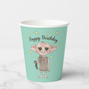Dobby Watercolor Character Art Paper Cups