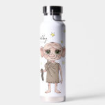 Dobby Watercolor Character Art Water Bottle<br><div class="desc">Celebrate one of the wizarding world’s most beloved characters with this adorable Dobby illustration. Featuring the loyal house-elf holding his iconic sock, this charming artwork captures Dobby’s big-hearted spirit, wide-eyed innocence, and unforgettable bravery. Rendered in a soft, storybook-inspired style with warm, gentle details, the design highlights Dobby’s expressive eyes and...</div>