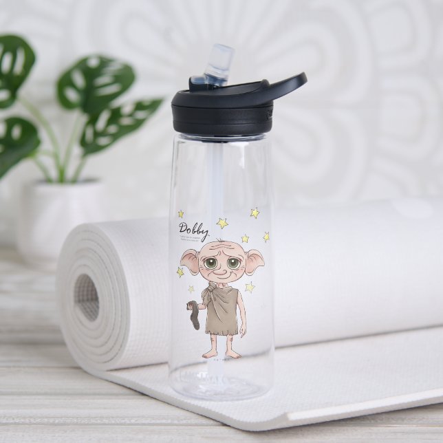 Dobby Watercolor Character Art Water Bottle (Yoga)