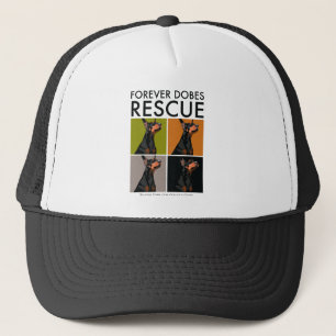 dobe-grid trucker hat