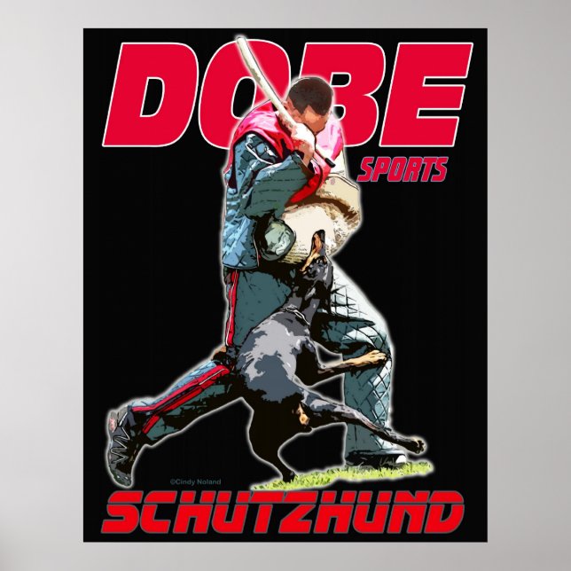 Dobe Sport Schutzhund design Poster (Front)