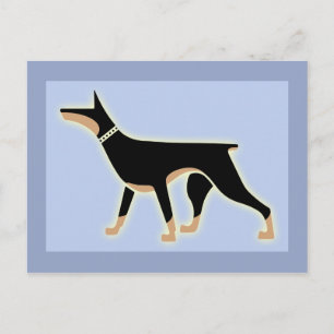 Dober Style Postcard