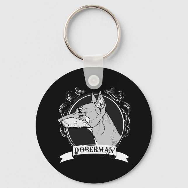 DOBERMAN (2) KEY RING (Front)