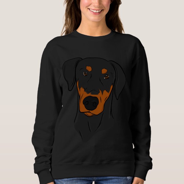 Doberman  455 sweatshirt (Front)