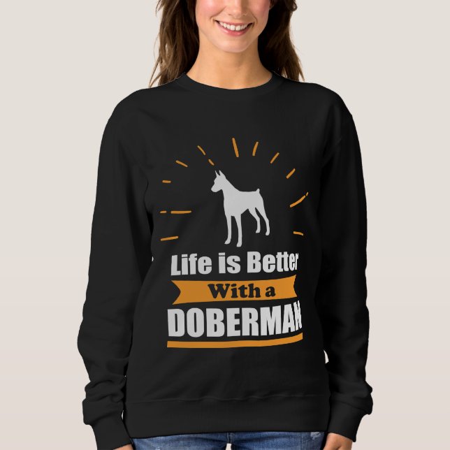 Doberman  518 sweatshirt (Front)