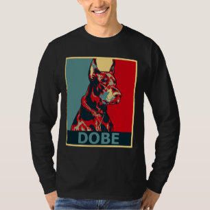 Doberman Aesthetic Dog Portrait T-Shirt