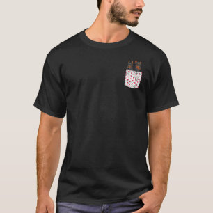 Doberman  Animal  Dog Owner Cute Pocket Doberman T-Shirt