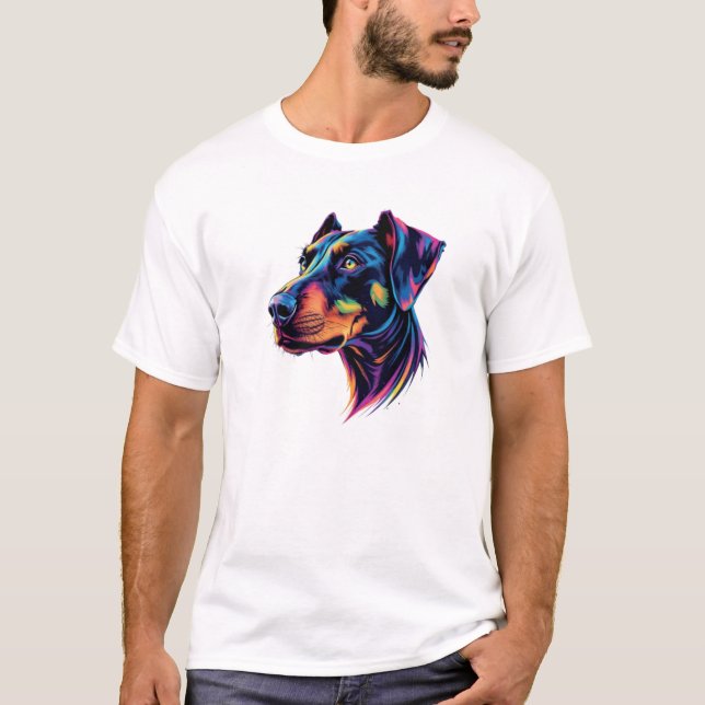 Doberman Animal T-Shirt (Front)