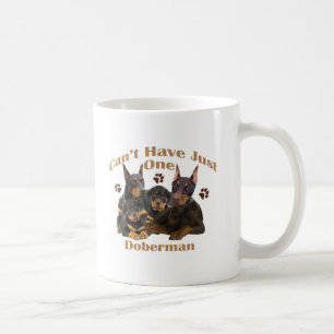 Doberman Can't Have Just One Coffee Mug