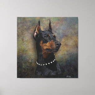 Doberman   canvas print