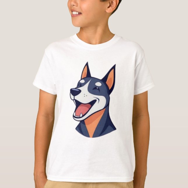 Doberman Children T-Shirt (Front)
