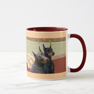 Doberman Couple  Mug