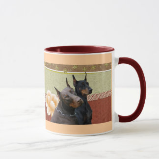 Doberman Couple  Mug