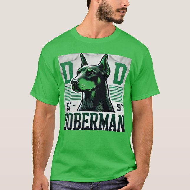 Doberman Dad 9 T T-Shirt (Front)