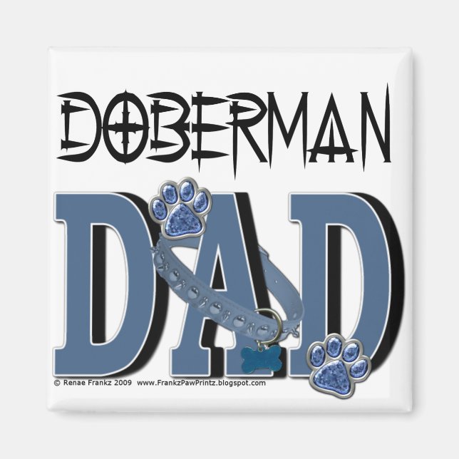 Doberman DAD Magnet (Front)