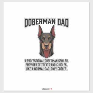 Doberman Dad Vintage Engraving Dog Lover Shirt Des