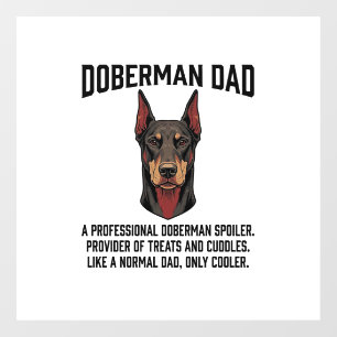 Doberman Dad Vintage Engraving Dog Lover Shirt Des