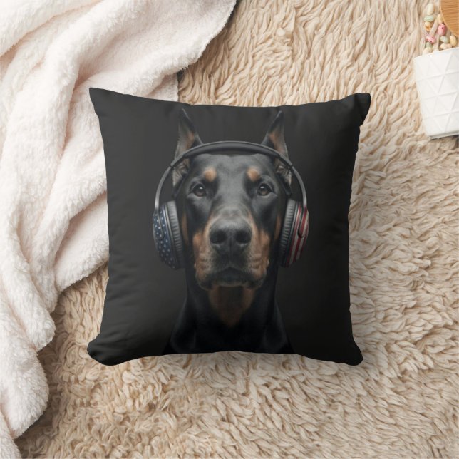 Doberman Dog Cushion (Blanket)