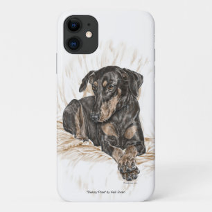Doberman Dog Natural Ears Case-Mate iPhone Case
