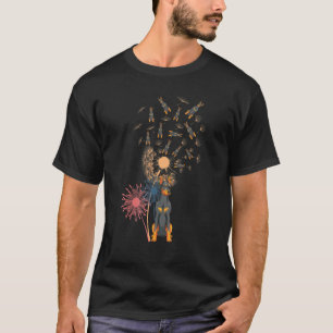 Doberman  Dog Owner Cute Animal Pet Dandelion Dobe T-Shirt