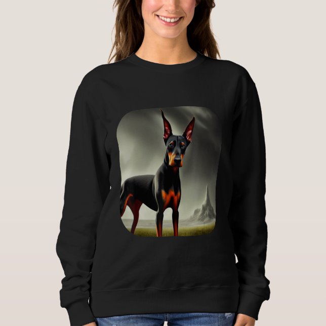 Doberman Dog Sweatshirt (Front)