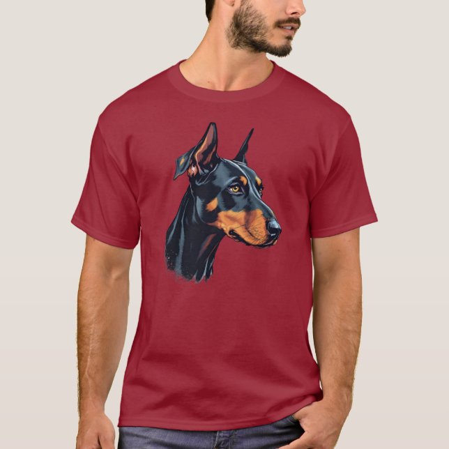 Doberman Dog T-Shirt (Front)