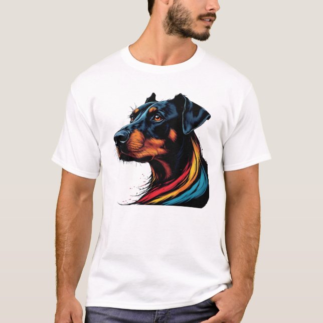 Doberman Dog T-Shirt (Front)
