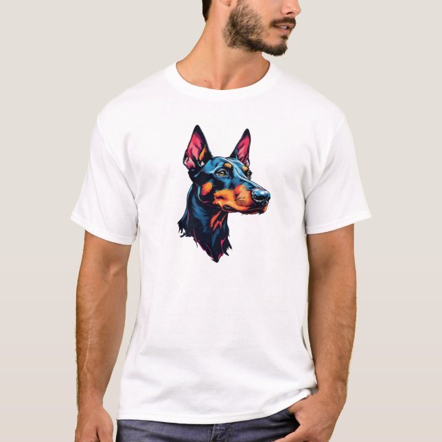 Doberman Dog T-Shirt (Front)