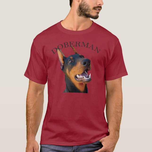 Doberman Dog T-Shirt (Front)