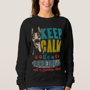 Doberman For Men Women Kids Doberman Pinscher Dog Sweatshirt