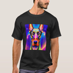 Doberman Galaxy Space Love My Doberman T-Shirt