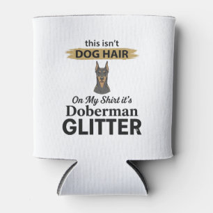 Doberman Glitter Funny Dog Lover Vintage Design_1 Can Cooler