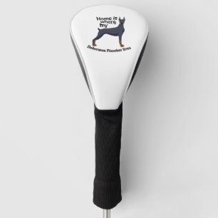 Doberman Home Golf Head Cover