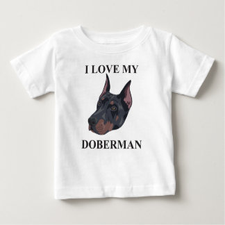 Doberman Love Baby T-Shirt