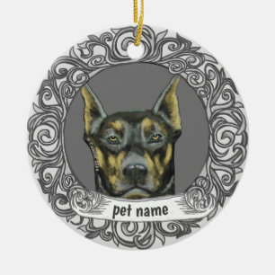 Doberman  Loving Memory ornament